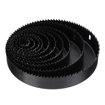 Drillpro 19Pcs Hole Saw Cutter Kit with 13Pcs Saw Blades 19-152mm Woodworking Holesaw Cutting Kit Dr