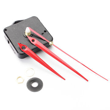 5Pcs DIY Red Triangle Hands Quartz Wall Clock Movement Mechanism