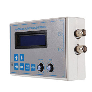 DC9V DDS Function Signal Generator Sine Square Triangle Sawtooth Low Frequency LCD Display USB Cable
