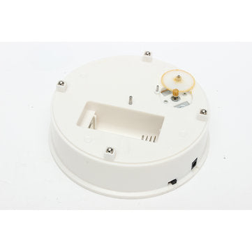 Round White Velvet Top Electric Motorized 360 Rotating Turntable Jewelry Ornament Display Stand