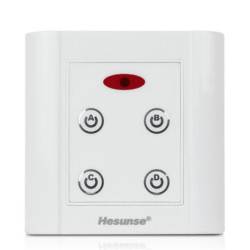 Hesunse 86IR-FW4 86 Type Four-way Infrared Remote Control Light Switch For Home Showroom AC220V