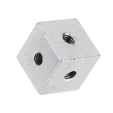 50pcs 10x10x10mm Six-sided Copper Fixed Block Six Sides Nut Plate Connection Block 10 * 10 * 10 Squa