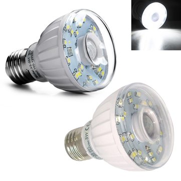 E27 3W SMD3528 Pure White Infrared Sensor LED Light Bulb for Porch AC100-120V... (VOLTAGE: 220-240V)