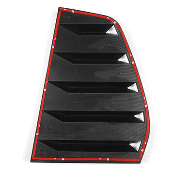 Carbon Look Window Louver Rear Side Vent Cover For VW GOLF 6 MK6 GTI R 2010-2014