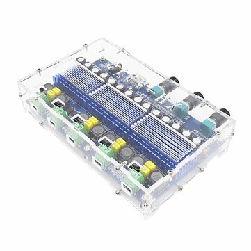 XH-A310 Bluetooth 5.0 TDA3116D2 Digital Amplifier Board Four-Channel Dual Bass Dual Stereo 2*50W+2*1
