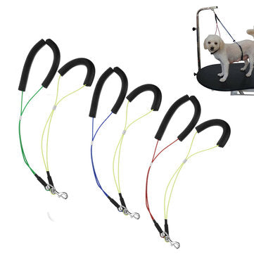 Pet Dog Cat Grooming Table Arm Wire Rope Cable Restraint Holder Noose Harne... (COLOR.: YELLOWGREEN)