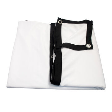 Milk Silk Projector Screen Portable Foldable Soft White Curtain Screen Anti-Wrink... (INCH: 120INCH)