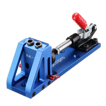 Drillpro DP-WD1 Woodworking Tool Pocket Hole Jig System with 9.5mm Oblique Hole Diameter Drill Hole