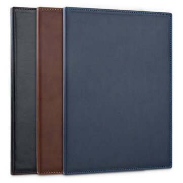 Deli 22237 16K Notebook Leather Business Office Book Student Stationery Supplies Random Color