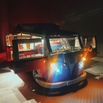 DIY LED Light ONLY Lighting Kit DIY For LEGO 10220 VW CAMPER VAN USB Interface