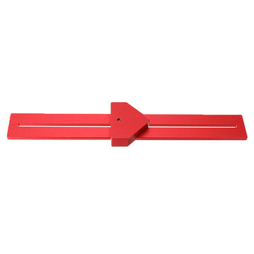 Drillpro 26cm Woodworking 45/90 Degree Line Scribe Ruler Positioning Measuring Ruler Parallel Markin