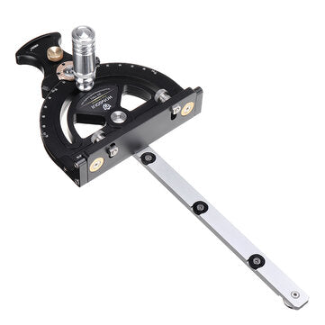 HONGDUI HD-TB01 Precision Miter Gauge 0-70 Degree Woodworking Table Saw Push Handle 70 Angles Assemb