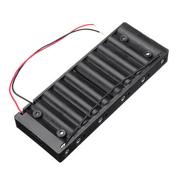 10 Slots AA Battery Box Battery Holder Board for 10xAA Batteries DIY kit Case