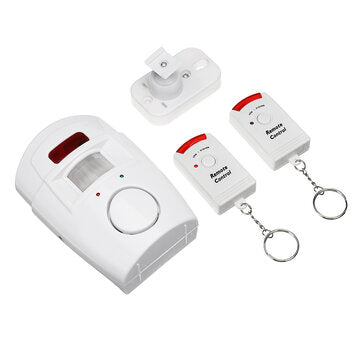Wireless Remote Controlled Mini Alarm with IR Infrared Motion Sensor Detector