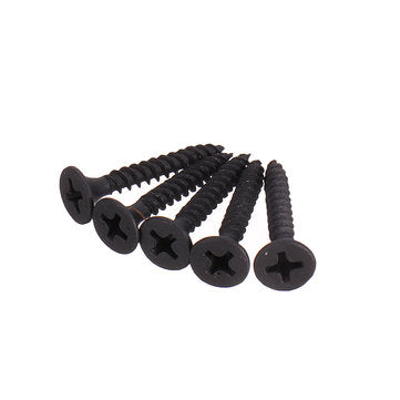 Suleve M3.5CP5 1000Pcs M3.5 Cross Black Recessed Flat Head Self Tapping Ash Phosphorus Drywall Metri