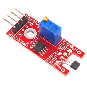 3pcs KY-024 4pin Linear Magnetic Switches Speed Counting Hall Sensor Module Geekcreit for Arduino -