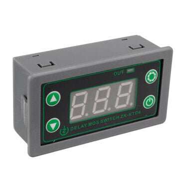 ZK-KTD4 DC 5-30V 15A 1S-999Min MOS Switch Trigger Cycle Timing Delay Module Solenoid Valve Control 5