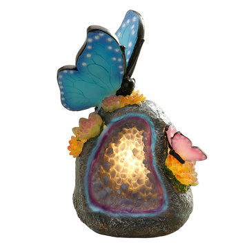 Outdoor Garden Solar Animal Butterfly LED Night Light Yard Figurine Lamps Pathway Decorations