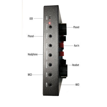 V8X PRO External Audio Mixer USB Interface Sound Card with 15 Sound Modes Multiple Sound Effects