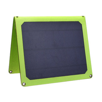 5V 14W Portable Folding Single Crystal Solar Panel with USB Socket for Outdoor