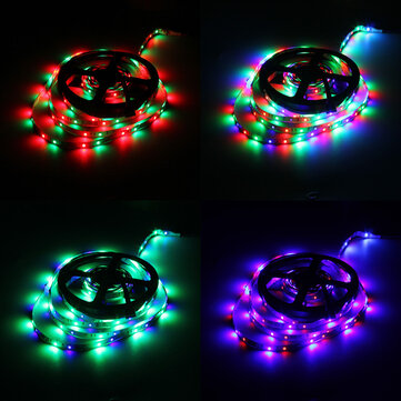 5M 24W DC12V 300 SMD 2835 White/Warm White/Blue/Red/Green/RGB LED Flexible Strip l... (COLOR.: RGB)