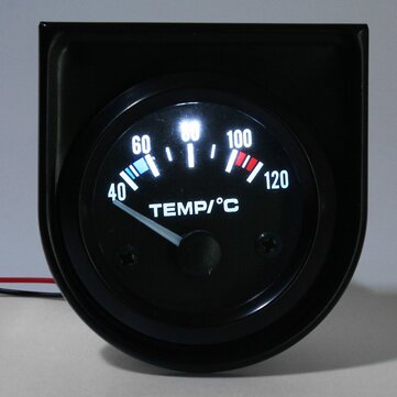 2`` 52mm 40-120 Universal Electric Car Water Temperature Temp Gauge LED Pointer
