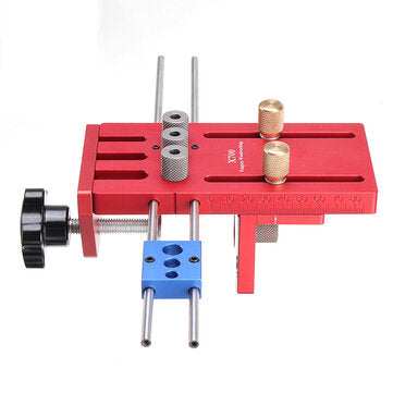 X700 3 in 1 Aluminum Alloy Dowelling Jig with Clamping System Set Wood Dowel Drilling Position Jig W