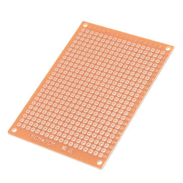 10pcs Universal PCB Board 5x7cm 2.54mm Hole Pitch DIY Prototype Paper Printed Circuit Board Panel Si