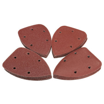 40pcs 60-240 Grit 140x90mm Triangle Sandpaper Mouse Sanding Sheets Sander Pads