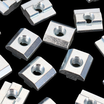 Machifit 20pcs M8 Zinc Plate Coated T Sliding Nut for 4040 Series Alumunium Profiles