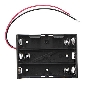 3pcs DC 11.1V 3 Slot 3 Series 18650 Battery Holder Box Case With 2 Leads And Spring