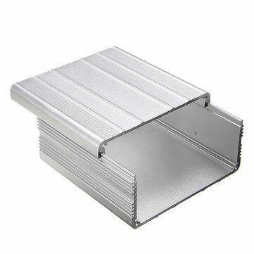 Silver Electronic Aluminum Enclosure Box DIY Electronic Project PCB Instrument Box Waterproof Instru