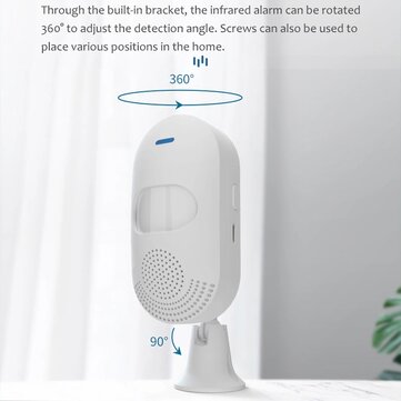 Tuya WIFI Independent Infrared Detection Alarm PIR Motion Detector Sensor for Home Security Work Wit