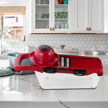 XYJ CCFG8901 Multi-function Vegetable Cutter Steel Blade Mandoline Slicer Potato Peeler Carrot Chees