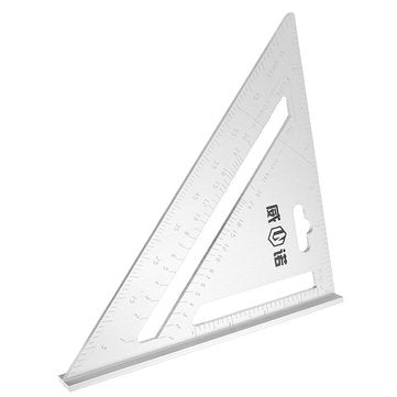 MYTEC 200mm Aluminum Ruler Speed Square Protractor Miter Framing Measuring Tool