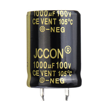 5Pcs 1000UF 100V 22x30mm Radial Aluminium Electrolytic Capacitor High Frequency 105C