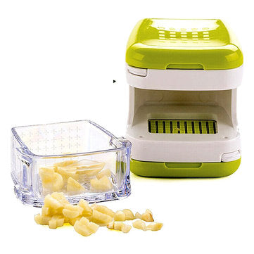 KC-GS067 Stainless Steel Blade Garlic Press Presser Crusher Onion Chopper Mincer Slicer Grater
