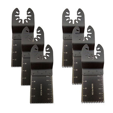 6Pcs Multi-Function BIM Precision Saw Blade Oscillating Multitool Saw Blade for Renovator Power Cutt