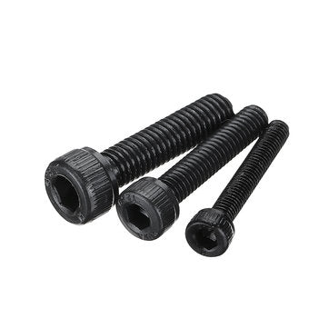 Suleve MXCH5 500Pcs M3 M4 M5 Carbon Steel Screw Hex Socket Cap Head 8-20cm Bolt Nut Assortment