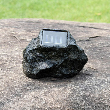 Solar Powered LED Rock Light Waterproof Stone Spot Lamp Garden Spotlight Outdoor Lighting