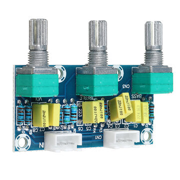 XH-M802 Passive Tone Board Amplifier Preamp Power Module Low High Sound Adjustment Electronic PCB Bo