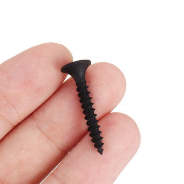 Suleve M3.5CP5 1000Pcs M3.5 Cross Black Recessed Flat Head Self Tapping Ash Phosphorus Drywall Metri
