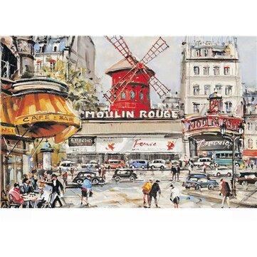 1000-Piece Paper Plane Puzzle Landscape Beautiful Animation Puzzle For Adult Intelligen... (TYPE: 2)