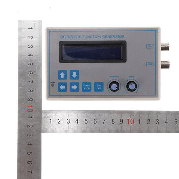 DC9V DDS Function Signal Generator Sine Square Triangle Sawtooth Low Frequency LCD Display USB Cable