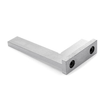 DIN875-2 75 x 50mm Stainless Steel 90 Degree Square Ruler Wide Base Gauge for Woodworking