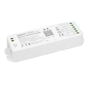 Miboxer WL5 2.4G 15A 5 IN 1 WiFi LED Controller work with Amazon Alexa Google Assistant for RGBW RGB