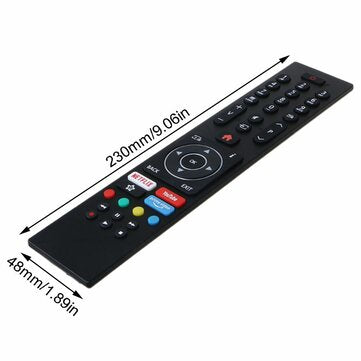 Remote Control Suitable for BUSH Smart 4K HDTV RC43137 RC43137P Hitachi RC43135 RC43135P Logig L32SH