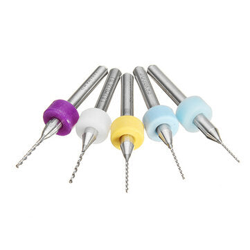 Drillpro 50pcs 0.5-0.9mm Tungsten Carbide Micro PCB Drill Bit Set for PCB Circuit Board