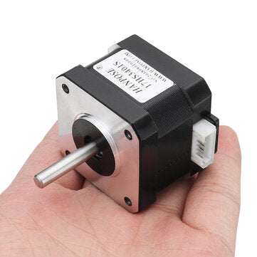 HANPOSE 3pcs 17HS3401-S 34mm Nema 17 Stepper Motor 42 Motor 42BYGH 1.3A 28N.cm 4-lead for CNC Laser