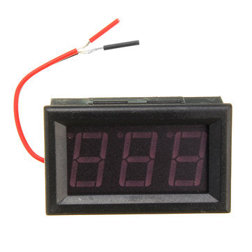 3pcs Red 0.56 Inch Mini Digital Voltmeter DC 4.5V To 30V Digital Voltmeter Voltage Panel Meter For 6